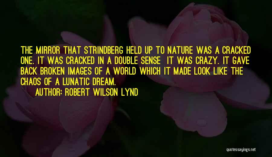 Mirror Of The World Quotes By Robert Wilson Lynd