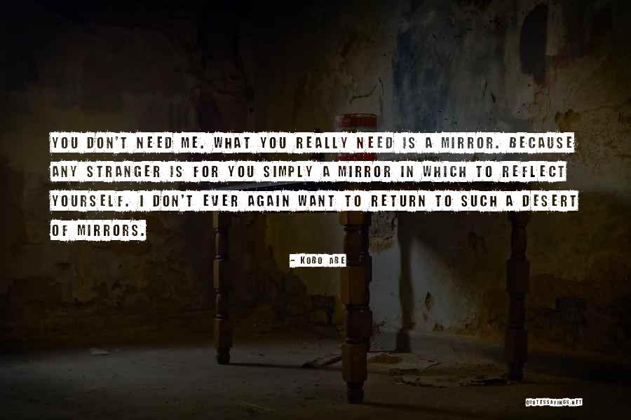 Mirror Reflect Quotes By Kobo Abe Mirror Reflect Quotes By Kobo Abe