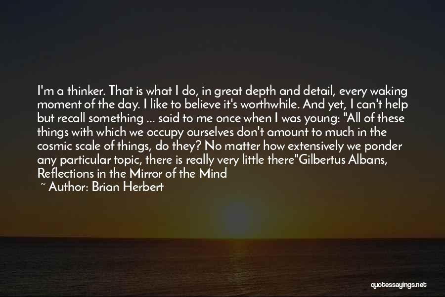 Mirror Reflections Quotes By Brian Herbert