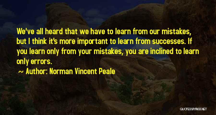 Mirrored Inspirational Quotes By Norman Vincent Peale