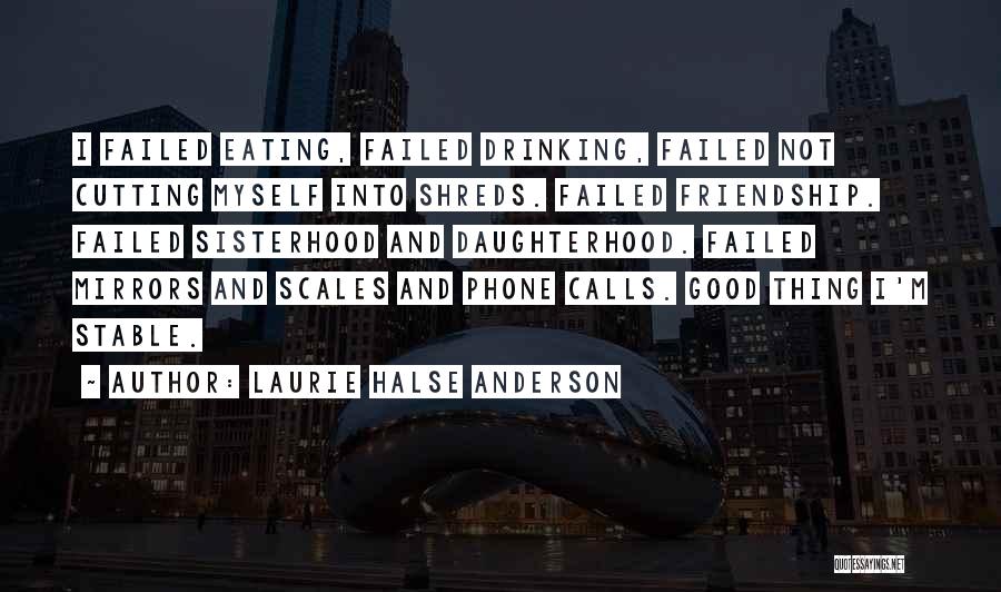 Mirrors And Friendship Quotes By Laurie Halse Anderson