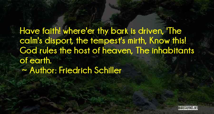 Mirth Quotes By Friedrich Schiller