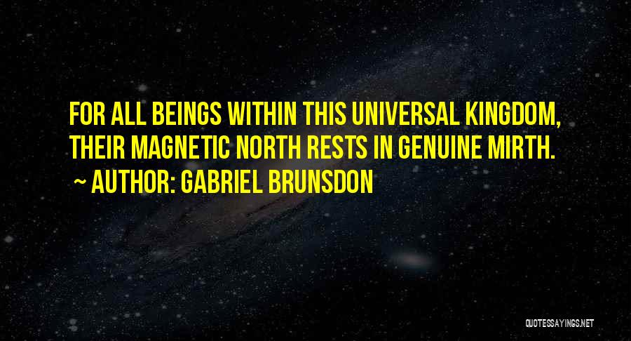 Mirth Quotes By Gabriel Brunsdon