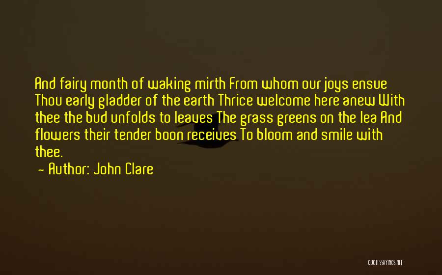 Mirth Quotes By John Clare