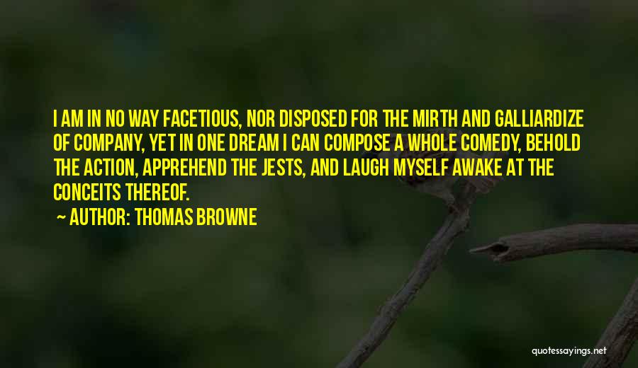 Mirth Quotes By Thomas Browne
