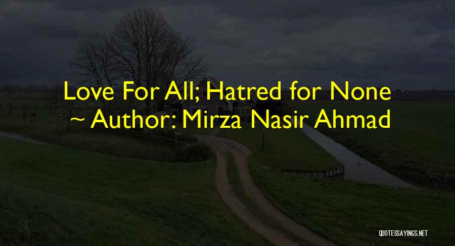 Mirza Nasir Ahmad Quotes 223206