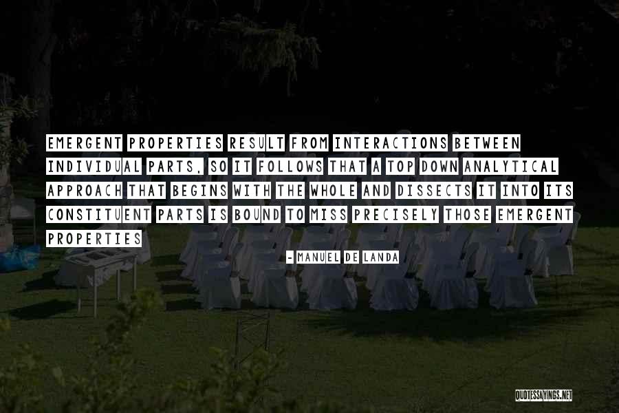 Misattributed To Gordon A Eadie Quotes By Manuel De Landa Misattributed To Gordon A Eadie Quotes By Manuel De Landa