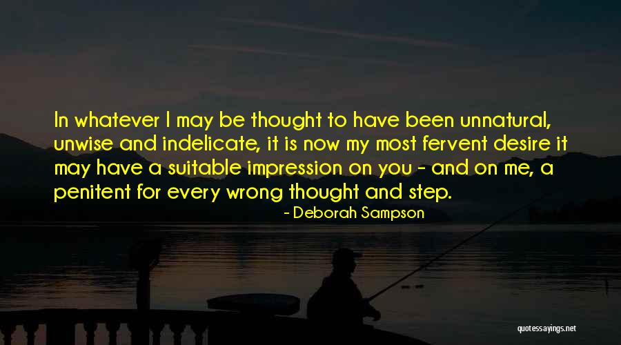 Misconceived Notion Quotes By Deborah Sampson Misconceived Notion Quotes By Deborah Sampson