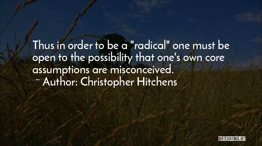 Misconceived Quotes By Christopher Hitchens