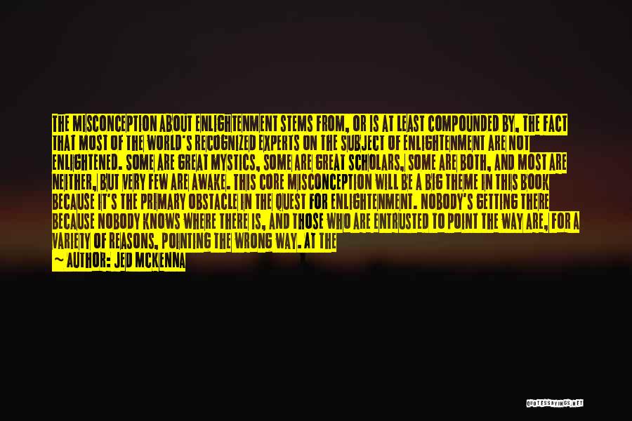 Misconception About Me Quotes By Jed McKenna