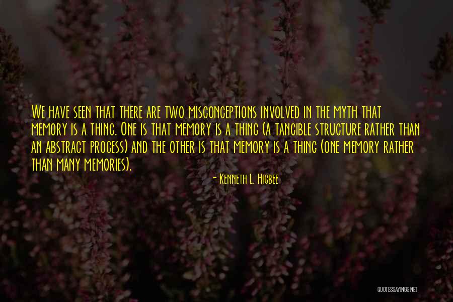 Misconceptions Quotes By Kenneth L. Higbee Misconceptions Quotes By Kenneth L. Higbee
