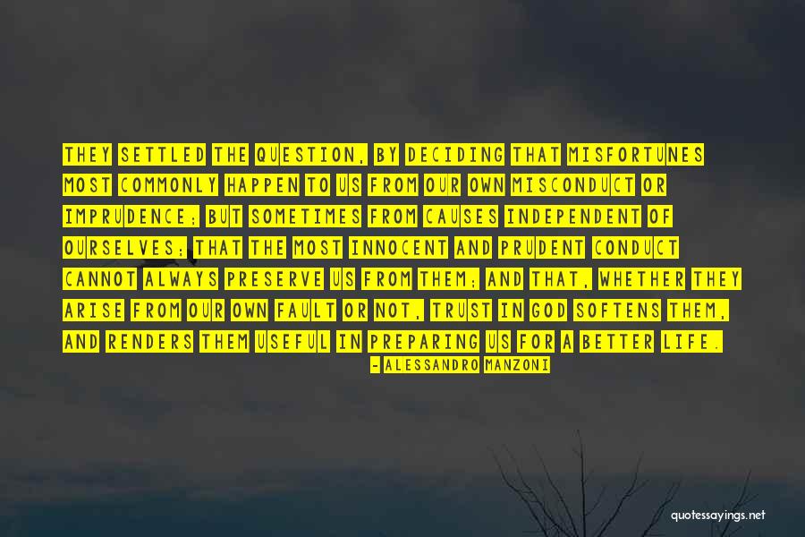Misconduct Life Quotes By Alessandro Manzoni Misconduct Life Quotes By Alessandro Manzoni