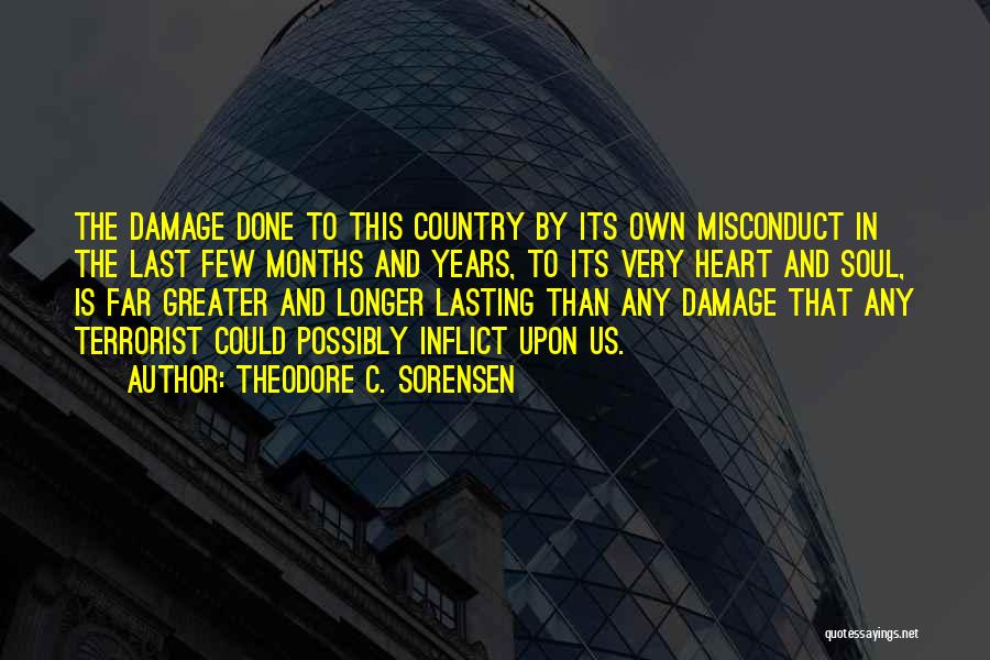 Misconduct Quotes By Theodore C. Sorensen