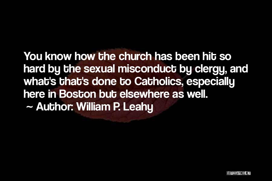 Misconduct Quotes By William P. Leahy