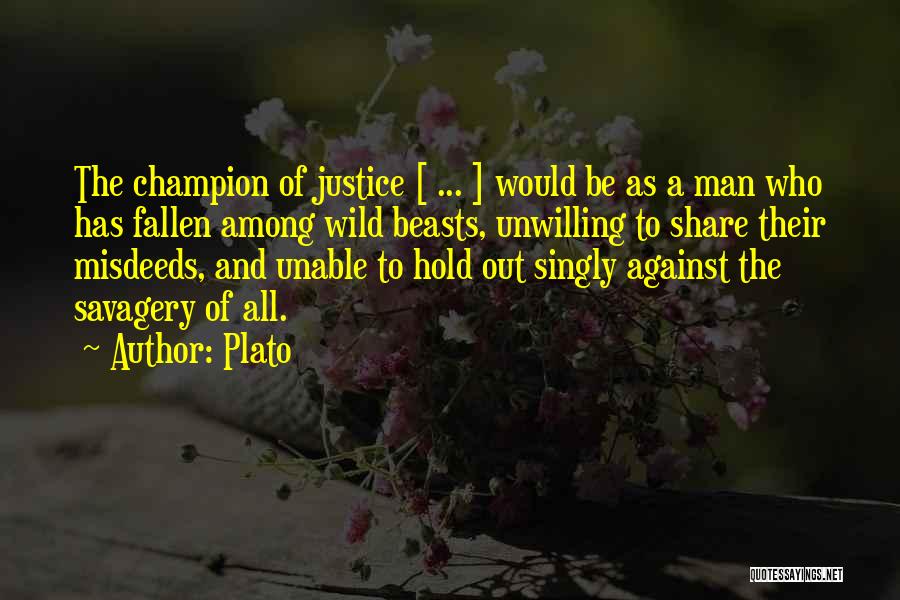 Misdeeds Quotes By Plato