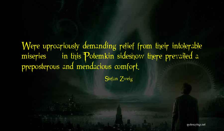 Miseries Quotes By Stefan Zweig