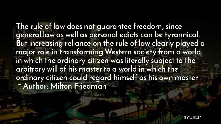 Miserism Quotes By Milton Friedman