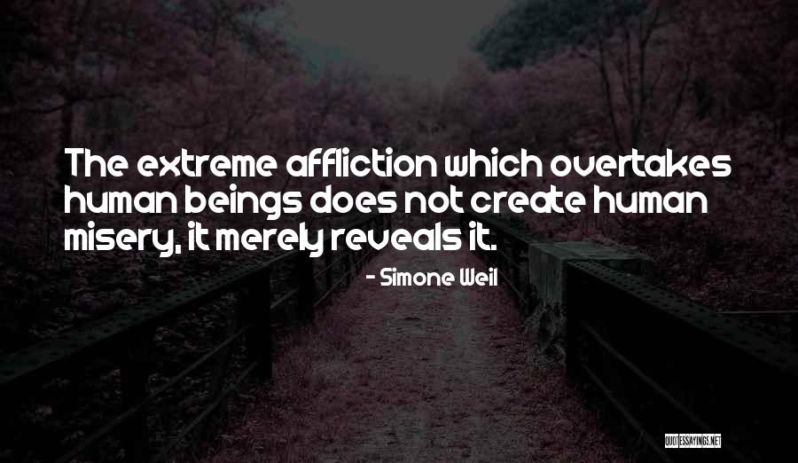 Misery Quotes By Simone Weil