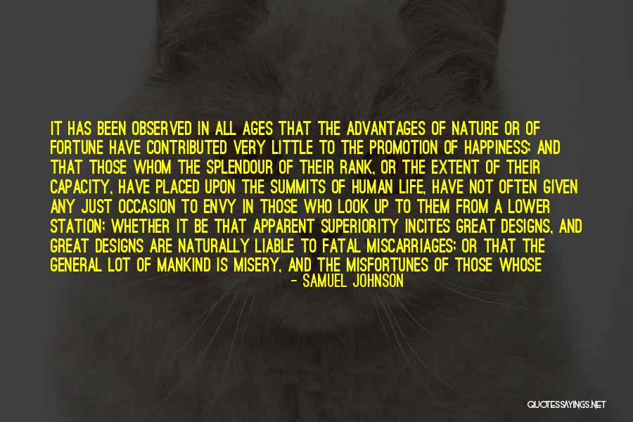 Misfortunes In Life Quotes By Samuel Johnson Misfortunes In Life Quotes By Samuel Johnson