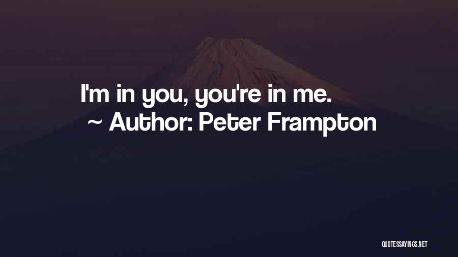 Misinterpretation Quotes By Peter Frampton