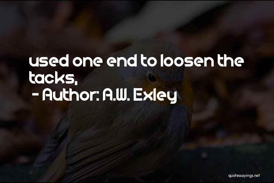 Misionero Posicion Quotes By A.W. Exley
