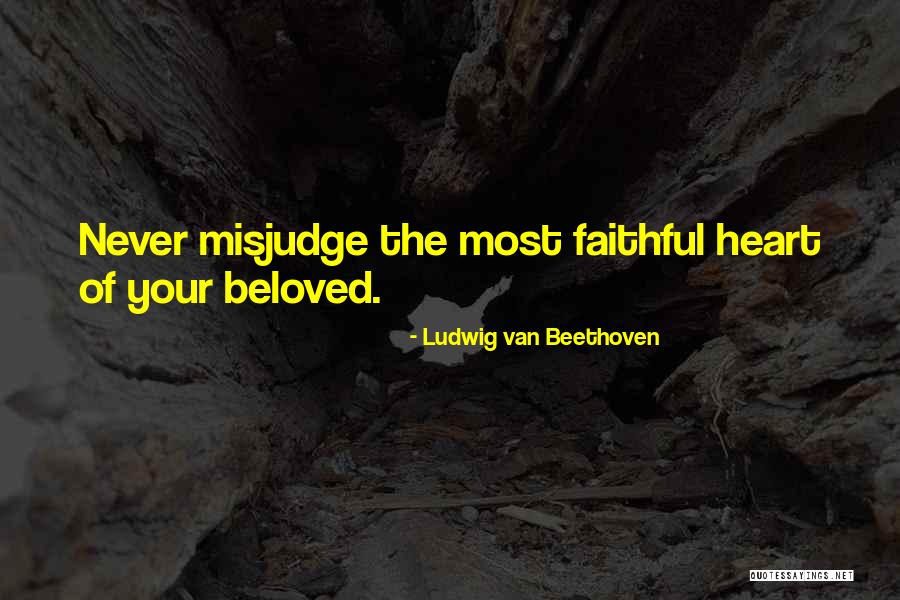 Misjudge Me Quotes By Ludwig Van Beethoven