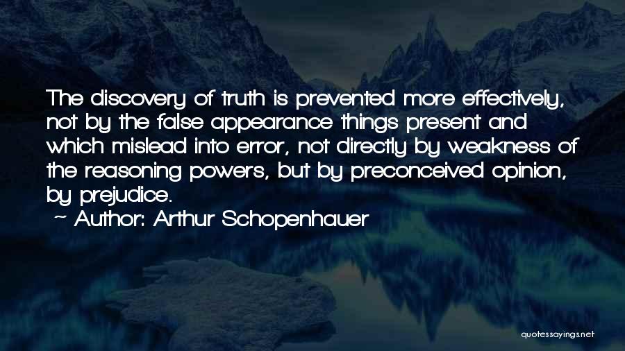 Mislead Quotes By Arthur Schopenhauer