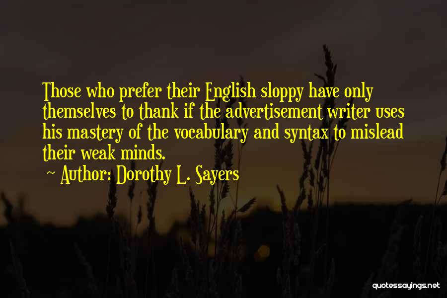 Mislead Quotes By Dorothy L. Sayers