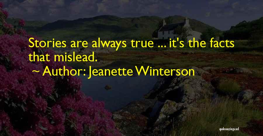 Mislead Quotes By Jeanette Winterson