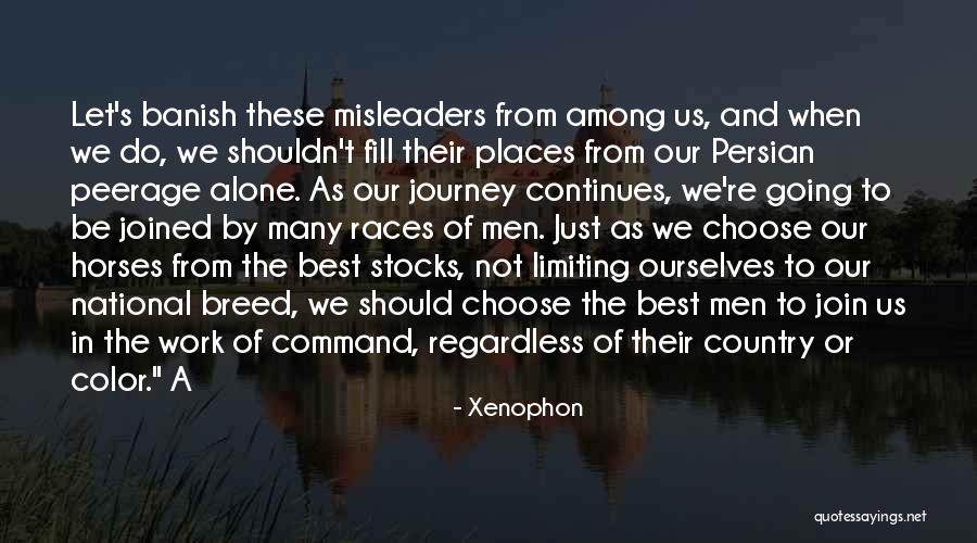 Misleaders Quotes By Xenophon Misleaders Quotes By Xenophon