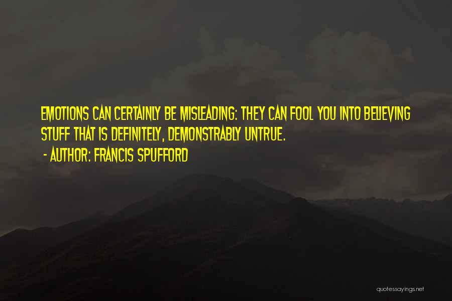 Misleading Quotes By Francis Spufford