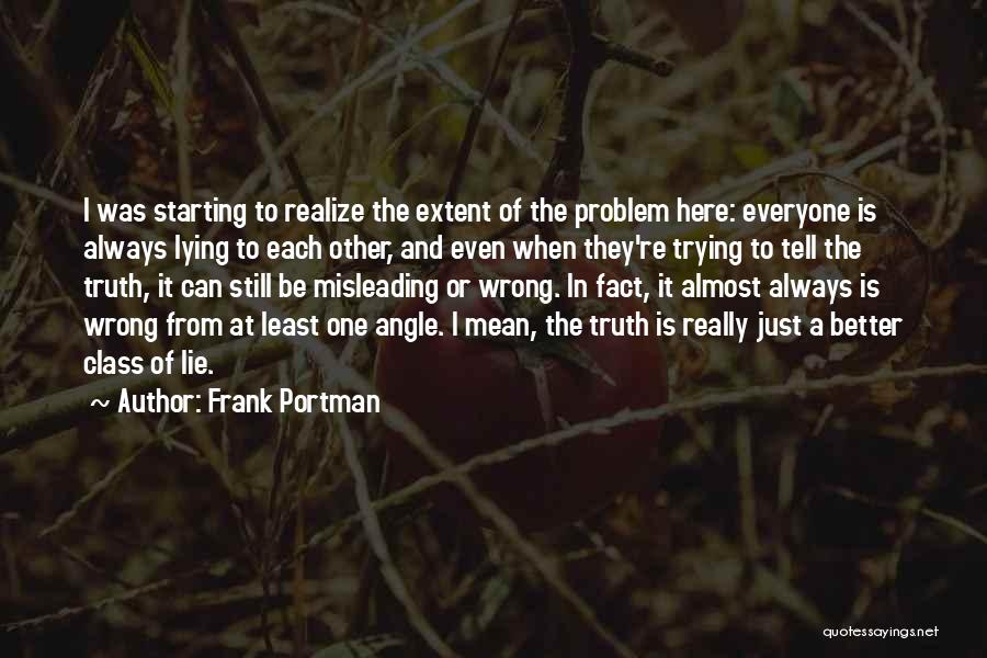 Misleading Quotes By Frank Portman