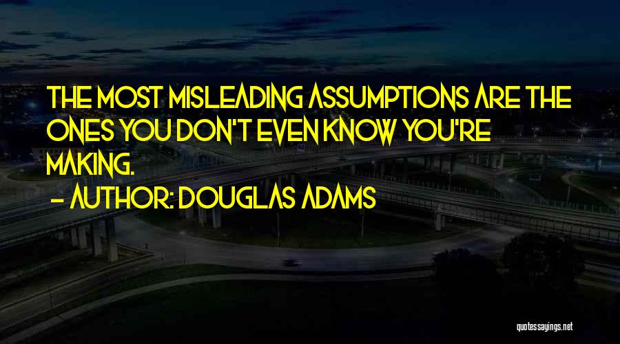 Misleading Statistics Quotes By Douglas Adams