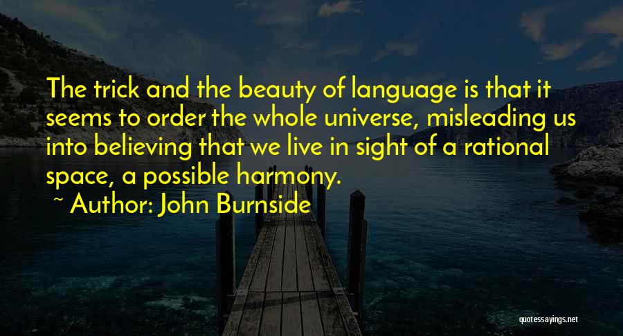 Misleading Words Quotes By John Burnside