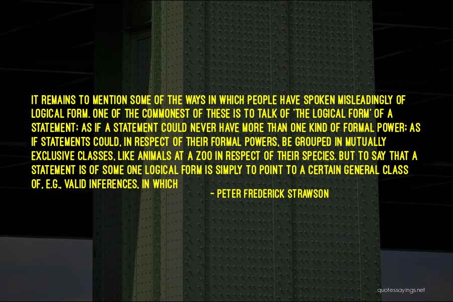 Misleadingly Quotes By Peter Frederick Strawson Misleadingly Quotes By Peter Frederick Strawson