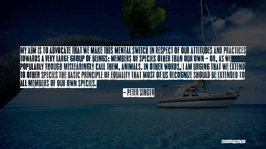 Misleadingly Quotes By Peter Singer Misleadingly Quotes By Peter Singer