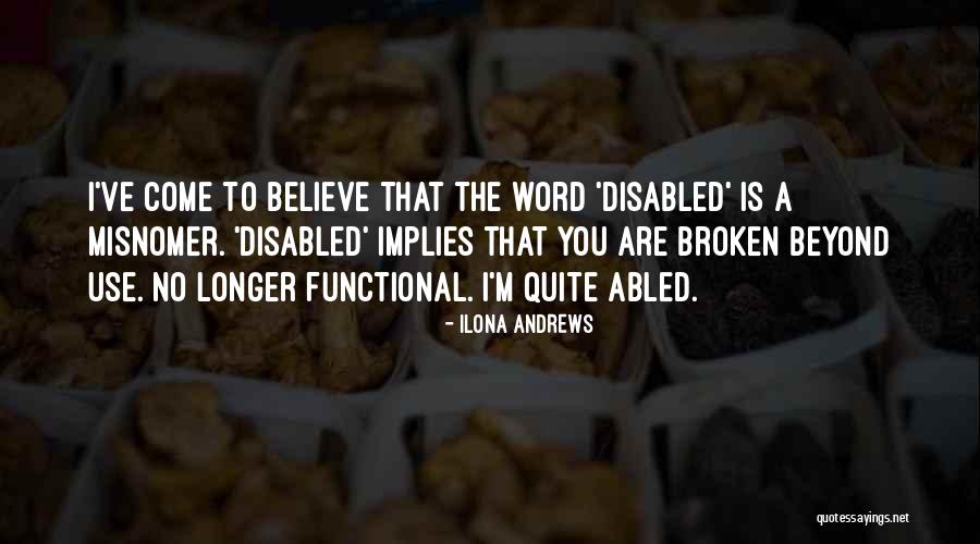 Misnomer Quotes By Ilona Andrews Misnomer Quotes By Ilona Andrews