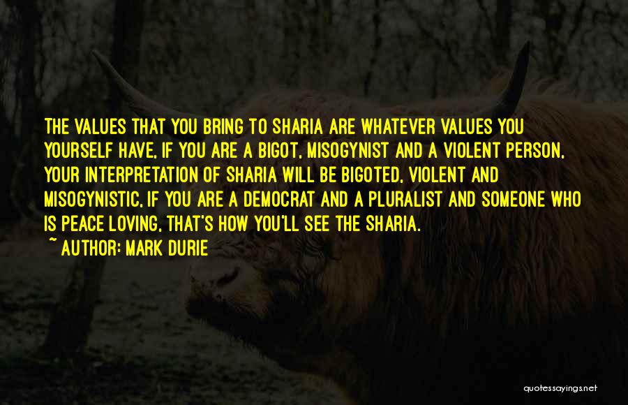 Misogynistic Quotes By Mark Durie