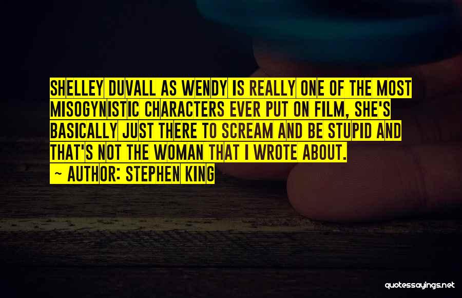 Misogynistic Quotes By Stephen King