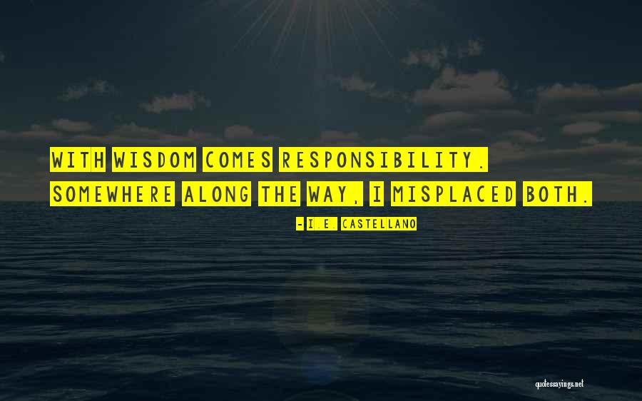 Misplaced Quotes By I.E. Castellano Misplaced Quotes By I.E. Castellano