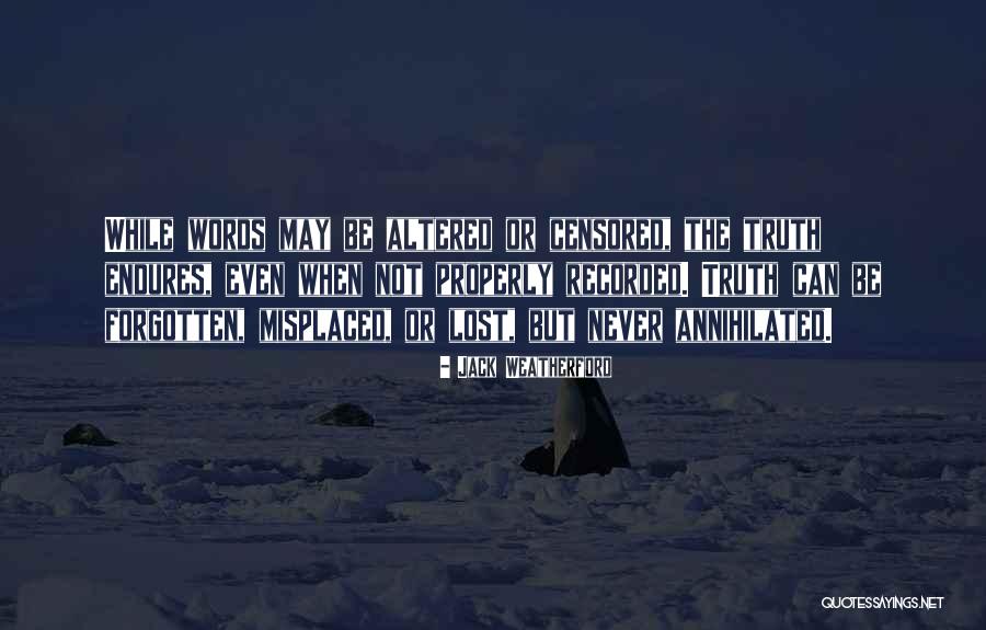 Misplaced Quotes By Jack Weatherford Misplaced Quotes By Jack Weatherford