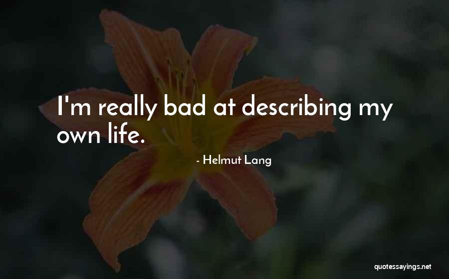 Misrachi Gallery Quotes By Helmut Lang Misrachi Gallery Quotes By Helmut Lang