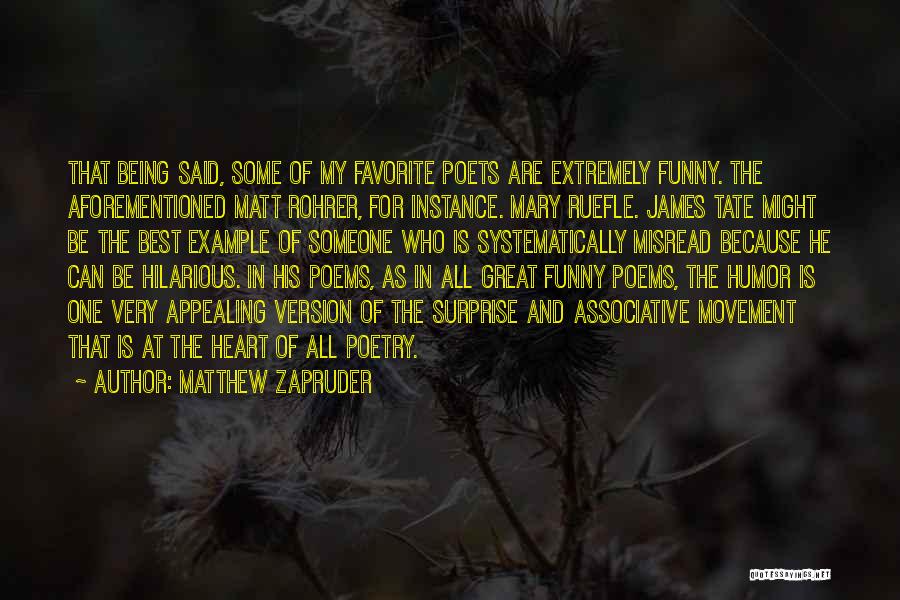 Misread Quotes By Matthew Zapruder