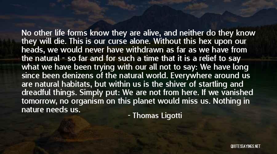 Miss All Quotes By Thomas Ligotti