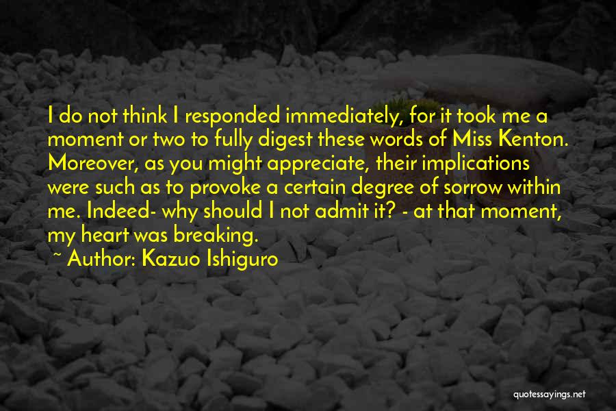 Miss Kenton Quotes By Kazuo Ishiguro