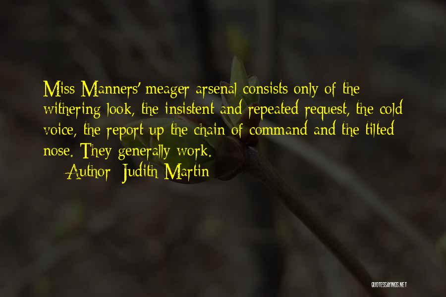 Miss Manners Quotes By Judith Martin