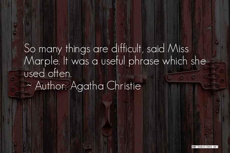 Miss Marple Quotes By Agatha Christie