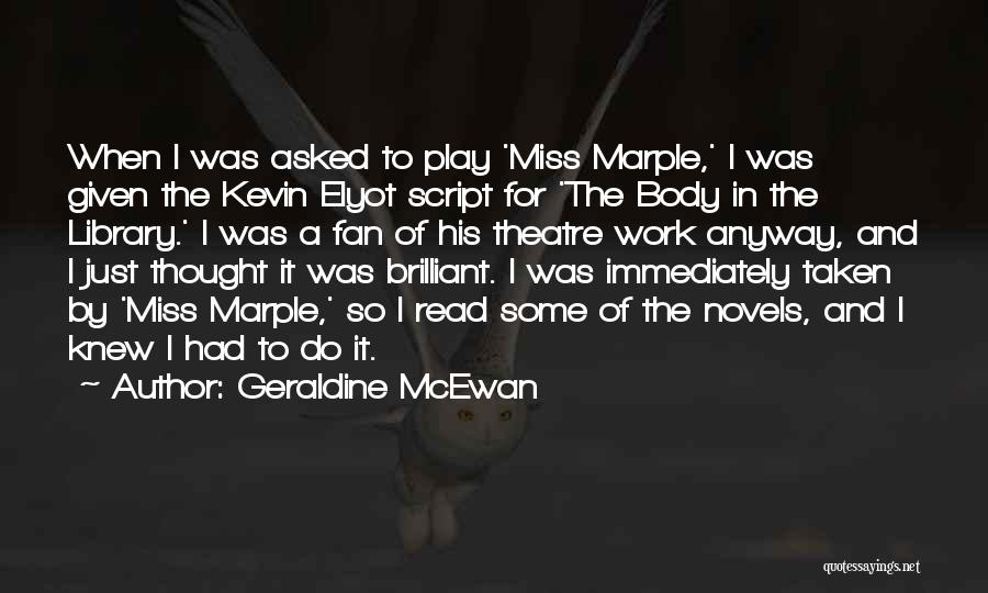 Miss Marple Quotes By Geraldine McEwan