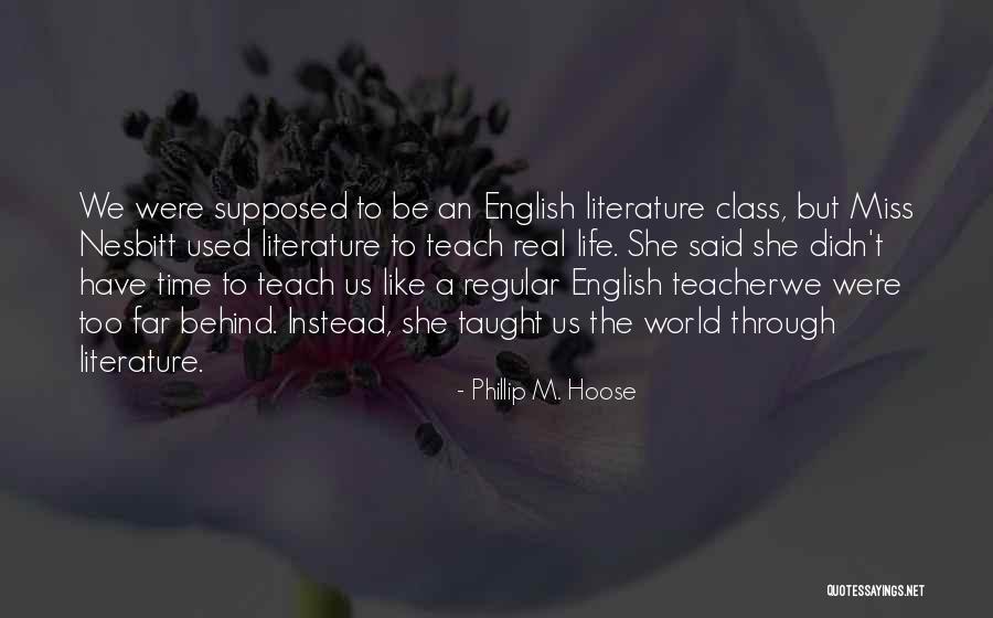 Miss My School Life Quotes By Phillip M. Hoose