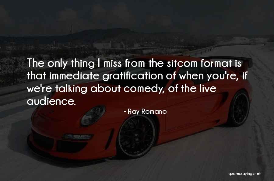 Miss Talking To Him Quotes By Ray Romano